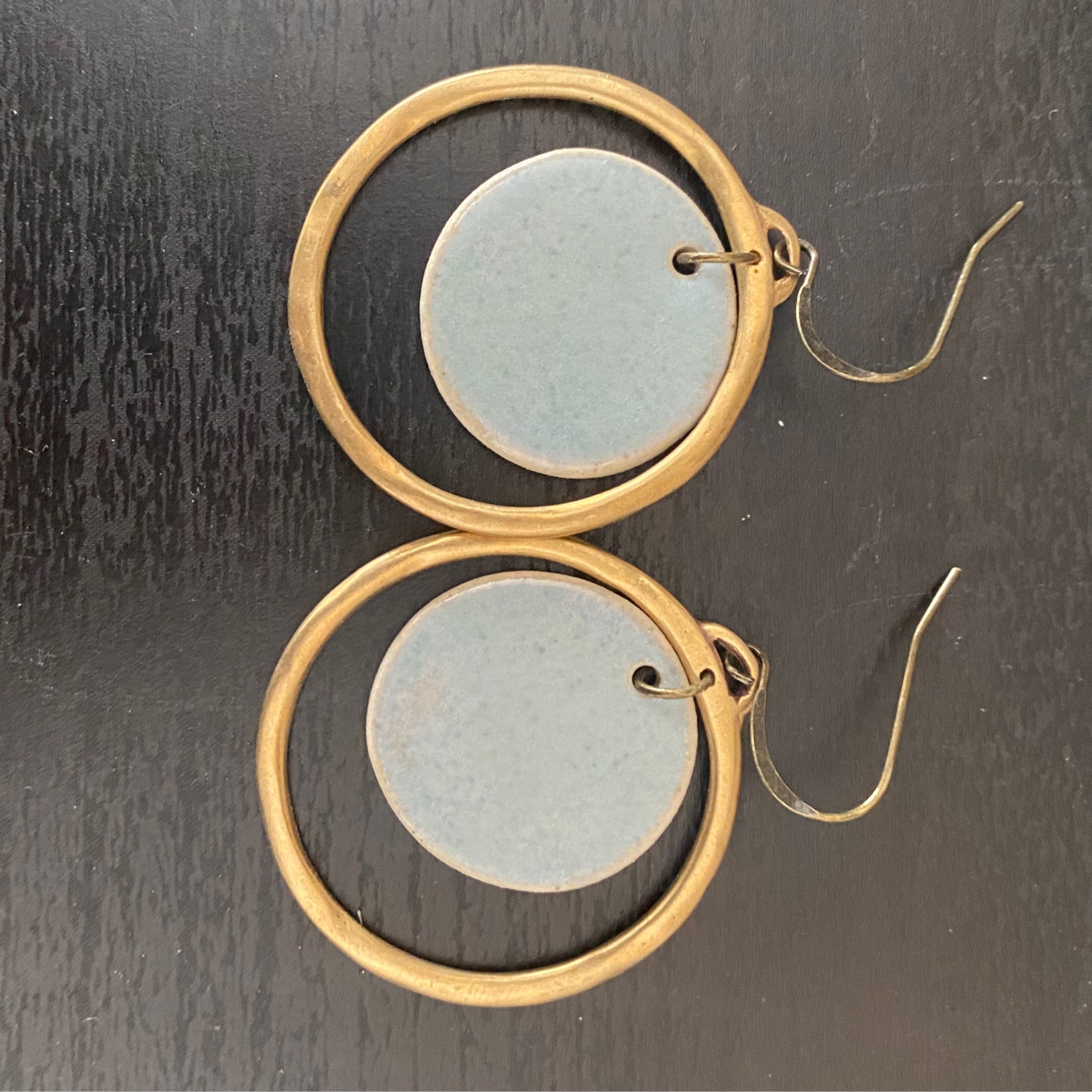 Small brass with circles