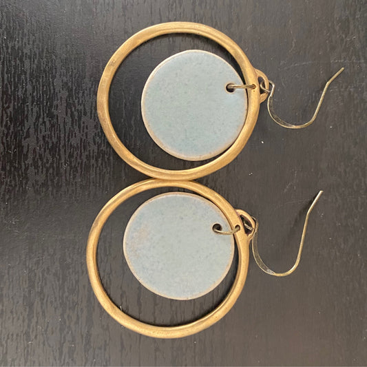 Small brass with circles