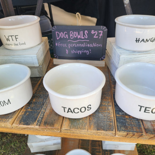 dog bowls
